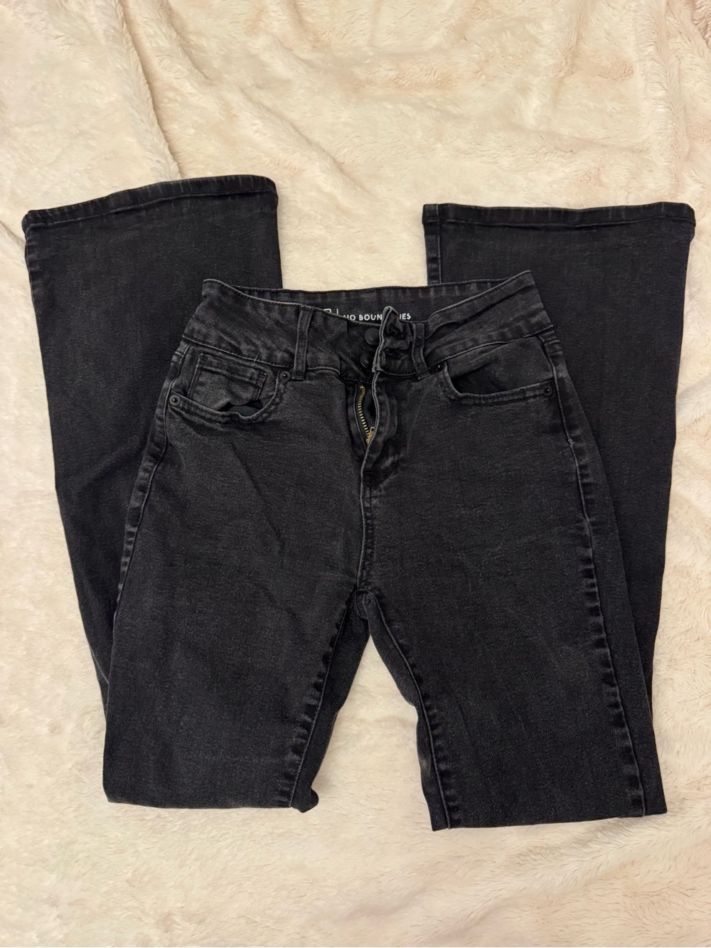 Black Women’s High-Rise Boot Cut Jeans